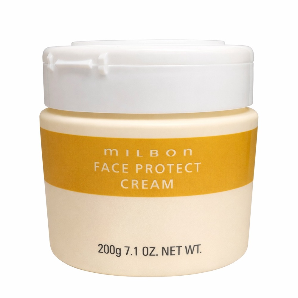 Hair Heat Protectant Cream - White and Yellow
